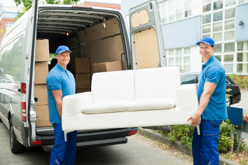 Removal team preparing a home move in Hounslow