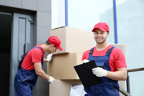 Removal team preparing a house move in Hounslow