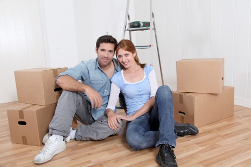 Local removals vehicle and loading plan for a Hounslow moving day