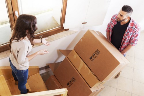 Licensed van transport with careful loading
