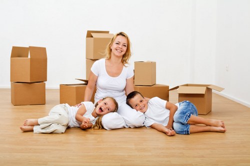 House removal service handling stairs and access in Hounslow