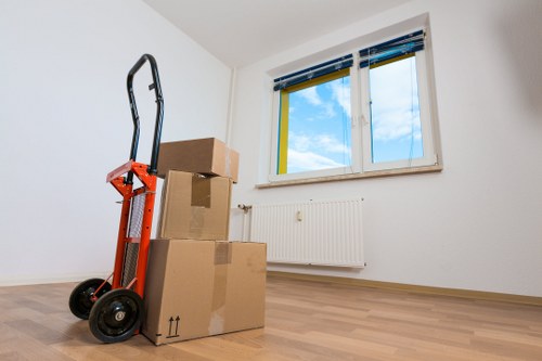 Local moving truck arriving for a Hounslow relocation