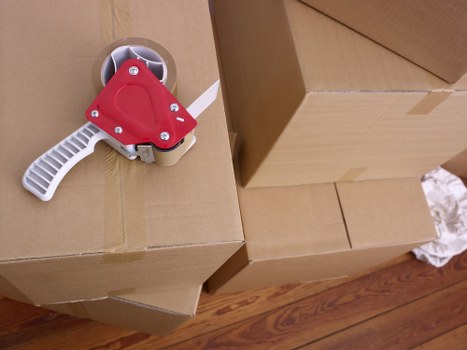 Packing and loading support for a Hounslow home move