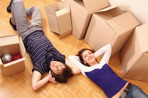 Removal team loading furniture for a move in Hounslow